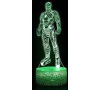 Lampe 3D Tactile Veilleuses Enfant MY1796 Iron Man 16 Couleurs avec Telecommande G