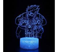 Lampe 3D Tactile Veilleuses Enfant MY1833 Naruto 16 Couleurs avec Telecommande G