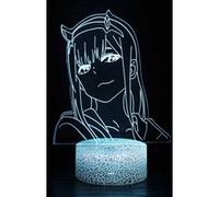 Lampe 3D Tactile Veilleuses Enfant MY1931 DARLING in the FRANXX 16 Couleurs avec Telecommande