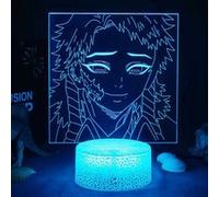 Lampe 3D Tactile Veilleuses Enfant MY1951 Demon Slayer 16 Couleurs avec Telecommande G