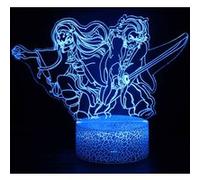 Lampe 3D Tactile Veilleuses Enfant MY1983 Demon Slayer 16 Couleurs avec Telecommande G