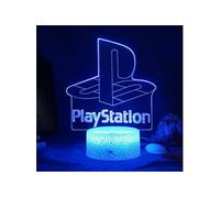 Lampe 3D Tactile Veilleuses Enfant MY2034 Playstation 16 Couleurs avec Telecommande