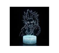 Lampe 3D Tactile Veilleuses Enfant MY2053 My Hero Académia 16 Couleurs avec Telecommande G