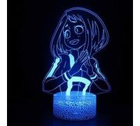 Veilleuses GENERIQUE Lampe 3D Tactile Veilleuses Enfant MY2096 My Hero Académia 16 Couleurs avec Telecommande