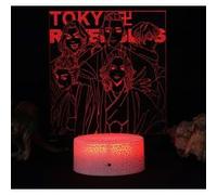 Lampe 3D Tactile Veilleuses Enfant MY2109 Tokyo Revengers 16 Couleurs avec Telecommande G