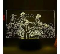 Lampe 3D Tactile Veilleuses Enfant MY2123 Tokyo Revengers 16 Couleurs avec Telecommande G