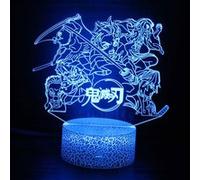 Lampe 3D Tactile Veilleuses Enfant MY2146 Demon Slayer 16 Couleurs avec Telecommande G
