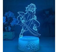 Lampe 3D Tactile Veilleuses Enfant MY2263 Demon Slayer 16 Couleurs avec Telecommande G