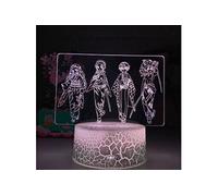 Lampe 3D Tactile Veilleuses Enfant MY2289 Demon Slayer 16 Couleurs avec Telecommande