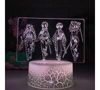 Lampe 3D Tactile Veilleuses Enfant MY2289 Demon Slayer 16 Couleurs avec Telecommande G