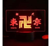 Lampe 3D Tactile Veilleuses Enfant MY3518 Tokyo Revengers 16 Couleurs avec Telecommande G