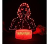 Lampe 3D Tactile Veilleuses Enfant MY3543 Tokyo Revengers 16 Couleurs avec Telecommande G