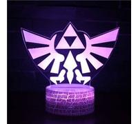 Lampe 3D Tactile Veilleuses Enfant MY454 The Legend of Zelda 16 Couleurs avec Telecommande G