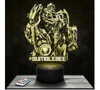 Lampe 3d _ Transformers Bumblebee - Accessoire, Figurine, Cadeau Transformers Bumblebee - Veilleuse Led Tactile TOP