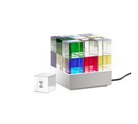 Lampe à batterie avec cube radio LED CubeLight move WxHxD 15x15x15cm