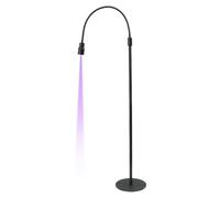 Lampe à Cils UV pour Extensions de Cils, Lampe à Ongles en Gel UV au Sol avec Pédale, Lampe à Cils UV pour Artistes de Cils, Studios de Maquillage Nail Tech (Prise UE 5W)