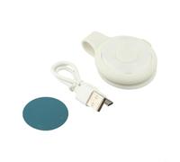 Lampe à clip magnétique rechargeable par USB, 500 mAh, LED portable avec 5 modes, charge de type C, mains libres pour le camping, la course, les promenades nocturnes, noir (blanc)