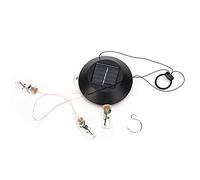 Lampe à cloche éolienne colorée à LED alimentée par l’énergie solaire, luminaire sans fil à carillons éoliens pour l’extérieur avec lumière nocturne automatique, pour jardin, patio