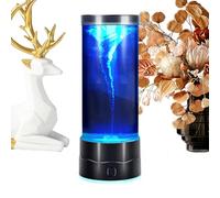 Lampe à d'eau - Lampe de table à tourbillon liquide dynamique, décor visuel à couleur changeante, fonction d'éclairage ambiant apaisant, pièce d'accent décorative moderne | pour les salles d'ét