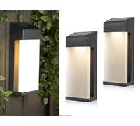 Lampe à détecteur 16 x 11 cm 1 x Gu10 acier inoxydable 20 watts argenté