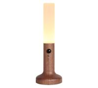 Lampe À Détecteur De Mouvement - Base En Bois Magnétique | Appliques Murales Sans Fil, Lampe De Table De Chevet À Piles Rechargeables, Éclairage Automatique Intérieur Pour Chambres À Coucher, Salons