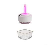 Lampe à Eau Salée Légère Camping Éclairage pour instantané Lampe | Activation instantanée, pas de piles, idéal camping , lumière blanche chaude, design léger(Pink)
