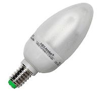 Lampe à économie d'énergie MEGAMAN Bougie Ultra MINI lisse 7W E14 lumière chaude 2700K