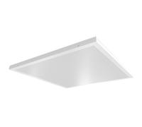 Lampe à encastrer panneau de plafond blanc plafonnier de bureau panneau encastré carré, aluminium, ampoule LED