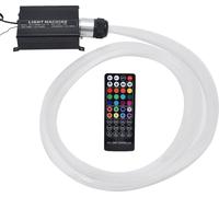 Lampe à fibre optique RGBW avec télécommande à 40 touches Kit de lampe de plafond étoilé pour décoration intérieure de bar KTV