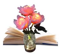 Lampe à fleurs lumineuse - Lumière florale romantique rechargeable, éclairage décoratif à LED, charmant éclairage de table d'ambiance | pour chambre à coucher, crèche, cuisine, salon, dîner, fête, ann