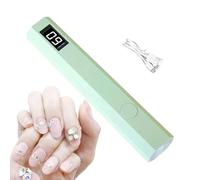 Lampe à gel rechargeable, sèche-ongles LED, appareil de manucure UV portable multicolore avec chargement USB, lampe de polymérisation au gel, outil de salon de manucure à séchage rapide, accessoire de