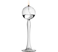 Lampe à Huile en Verre Transparent Moderne pour L’intérieur De La Maison Éclairage D’Urgence Lampe à Pétrole Lampe à Beurre sans Fumée pour Ménage Chandelier, H-21 cm