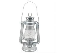 lampe à huile, Lampe à kérosène for l'intérieur Lanterne tempête en métal vintage lumières 24 cm Lampe à huile en fer Lanterne ouragan suspendue for une utilisation intérieure et extérieure(Onecolor)