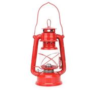 Lampe à Huile Lampe à Kérosène Hurricane Lanterne Vintage Lampe à Kérosène Lampe de Lanterne de Fer Décoration de la Maison Objet de Collection(Red)
