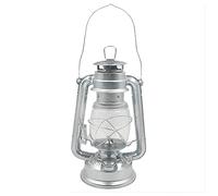 lampe à huile, Lampe rétro à kérosène de 24 cm, lanterne de tempête en métal vintage suspendue, lanterne brûlante d'ouragan avec mèche for le camping, la randonnée, la randonnée, l'urgence(Onecolor)