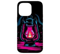 Lampe à Huile Retro Look Old-Fashioned Coque pour iPhone 14 Pro Max