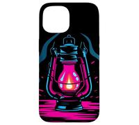 Lampe à Huile Retro Look Old-Fashioned Coque pour iPhone 15