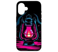 Lampe à Huile Retro Look Old-Fashioned Coque pour iPhone 16