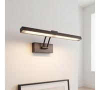 Lampe À Images LED Noire Réglable 3000 K 40,5 Cm Galerie Murale