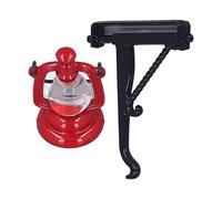 Lampe à kérosène 1:6 en alliage pour maison de poupée, jolie lanterne miniature, accessoires de décoration, cadeaux pour femmes, hommes, adultes, amis