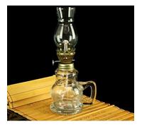 Lampe à Kérosène, Lampe à pétrole nostalgique rétro, décoration intérieure Abat-Jour en Verre, Lampe à Huile d'éclairage