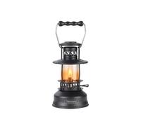 Lampe à kérosène vintage, capacité de 400 ml avec abat-jour en verre de couleur délavée, lampe à huile décorative classique pour la maison, le bureau, la cheminée, la tempête d'urgence (kérosène non