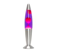 Lampe À Lava Rétro De Table Violet Rouge 36 Cm Petite Incl. G9 TIMMY Magma Lampe