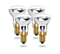 Lampe à Lave 25W E14 R39 Chaud Ampoule à Réflecteur Blanc Chaud SES Petite vis Edison Ampoule à Incandescence Projecteur (4pcs)