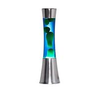 Lampe Lava Bleu Vert, Lampe Lava Rétro, 39,5 cm, Salle de fête, Idée cadeau Noël, G9 30 W avec interrupteur filaire, ampoule incluse, Lampe Vulcain