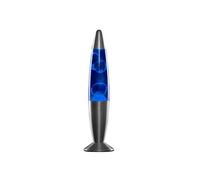 Lampe à Lave cire Bleu - Magma Vintage - Avec Ampoule de Rechange - 25 W - 34 cm - câble 170 cm - Straße Tech® Bleu
