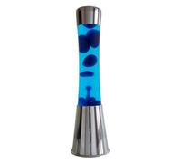 Lampe à lave - FISURA - Modèle Vintage - Couleur bleue - 25W - Dimensions 11x11x39,5 cm