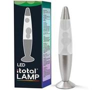 itotal Lampe à lave LED - Résistance chauffe-cire, sans ampoule - Couleurs RGB - Base argent