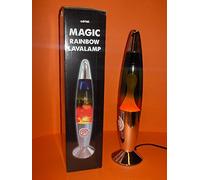 Lampe à lave Rainbow Silver