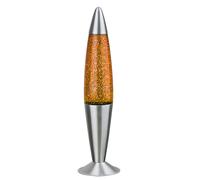 Lampe à lave scintillante Lampe de table scintillante Lampe de décoration scintillante Chambre d'enfant, aluminium argenté, 1x E14, DxH 10,8x42,5 cm